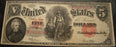 1917 $5 United States Note - FR# 91