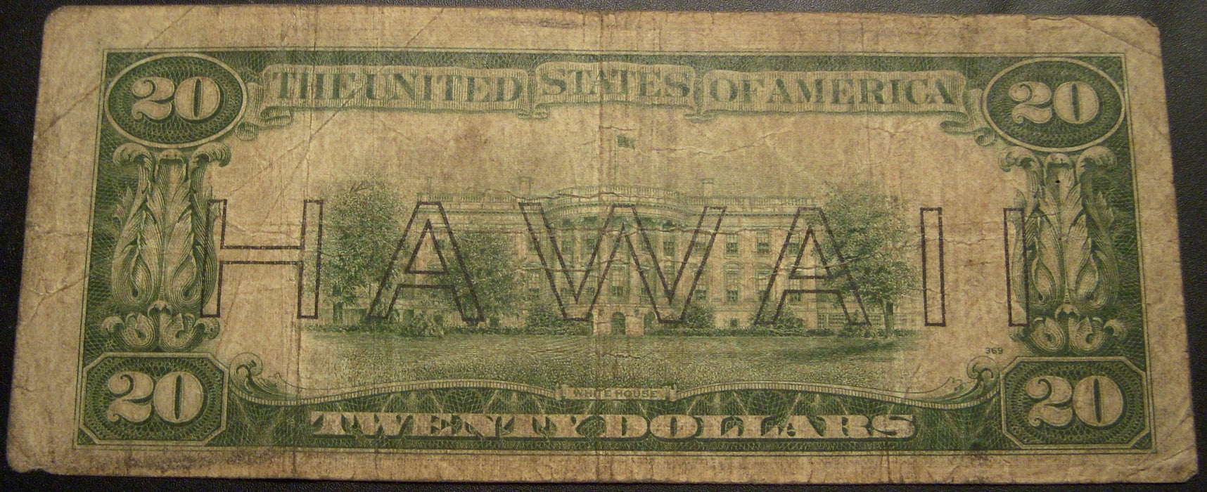 1934A $20 Hawaii Silver Certificate - FR# 2304