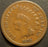 1873 Indian Head Cent - Open 3 Very Good