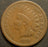 1873 Indian Head Cent - Open 3 Good