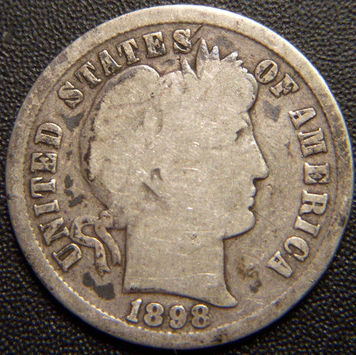 1898 Barber Dime - Good