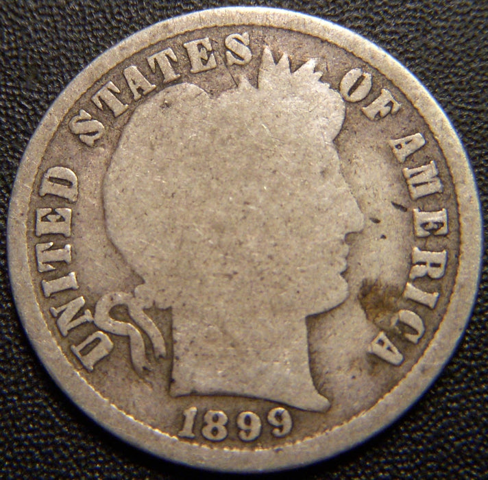 1899 Barber Dime - Good