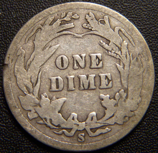 1906-S Barber Dime - Good