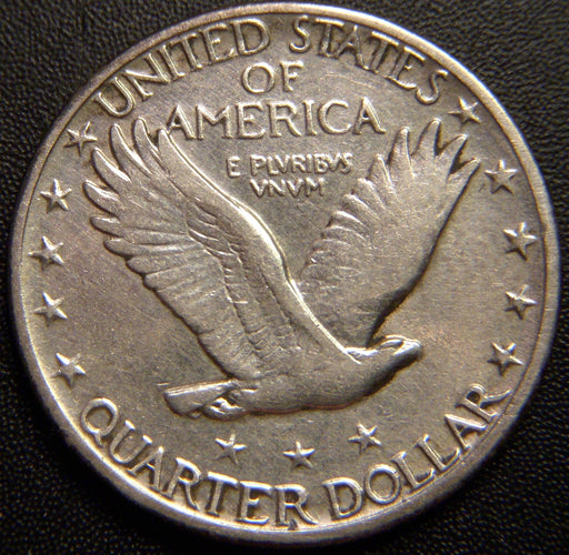 1918-D Standing Quarter - Very Fine