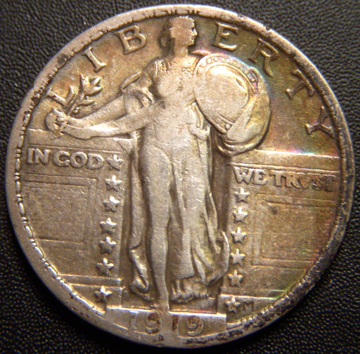 1919 Standing Quarter - Fine