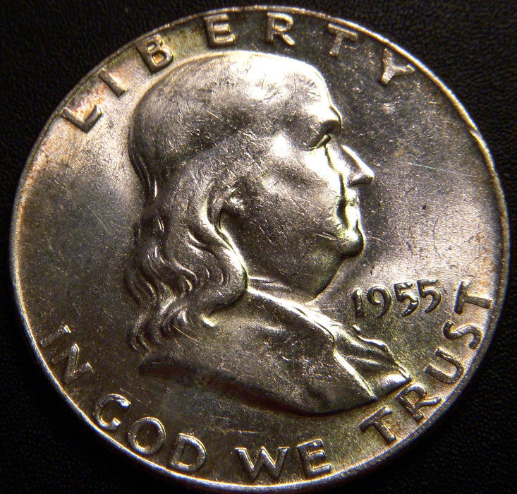 1955 Franklin Half Dollar - Bugs Bunny Unc.