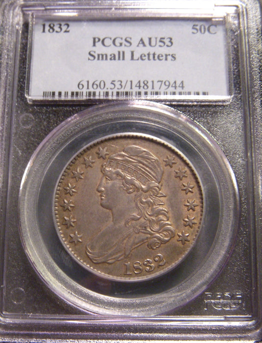 1832 Half Dollar - PCGS AU 53 Small Letter