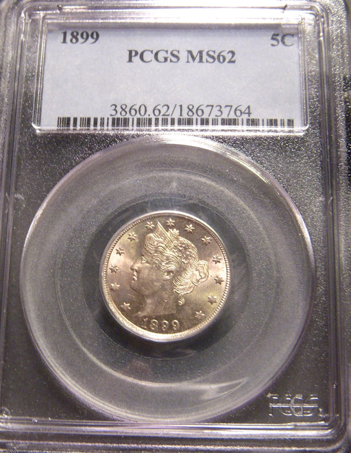 1899 Liberty Nickel - PCGS MS 62