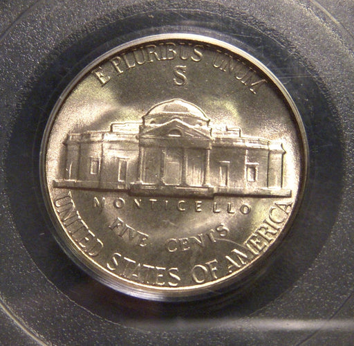 1945-S Jefferson Nickel - PCGS MS 66