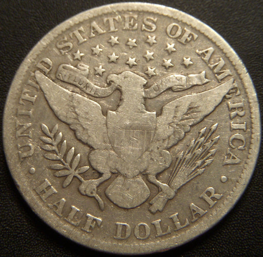 1893 Barber Half Dollar - Good+