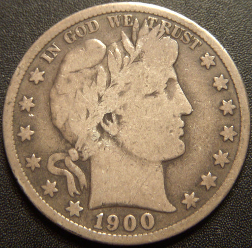 1900-S Barber Half Dollar - Very Good