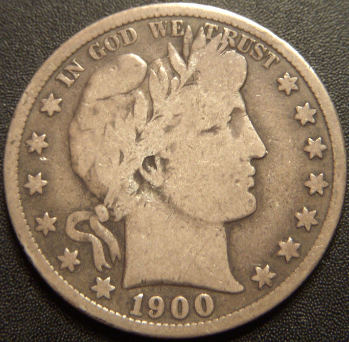 1900-S Barber Half Dollar - Very Good