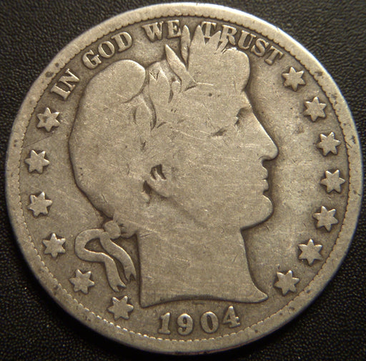 1904-S Barber Half Dollar - Good