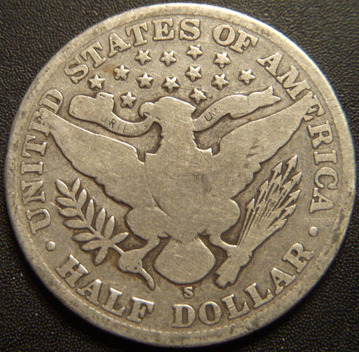 1904-S Barber Half Dollar - Good