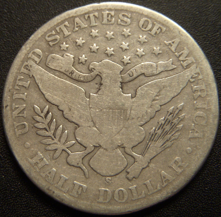 1906-S Barber Half Dollar - Good