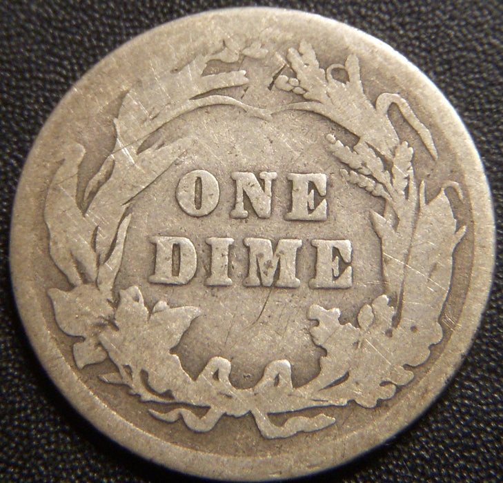 1902 Barber Dime - Good