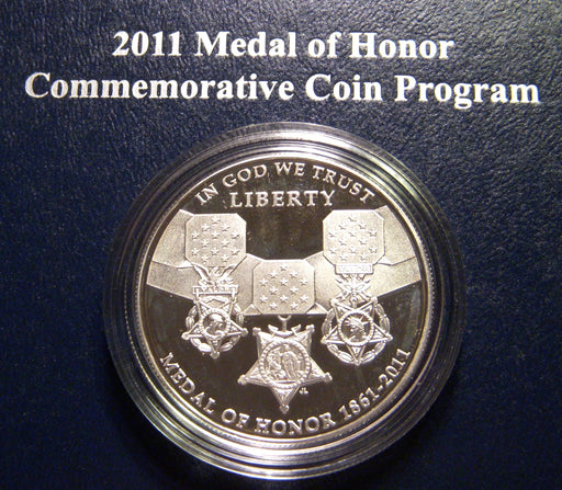 2011-P Medal of Honor Proof Silver Dollar