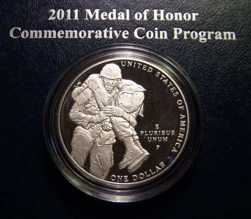 2011-P Medal of Honor Proof Silver Dollar