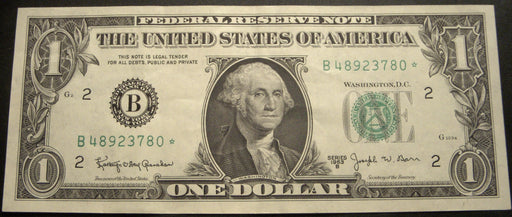 1963B (B) $1 Federal Reserve Note - FR# 1902B* Star Note