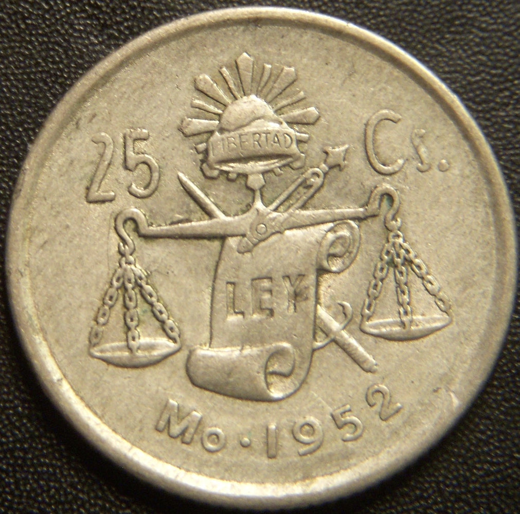 1952 25 Centavos - Mexico
