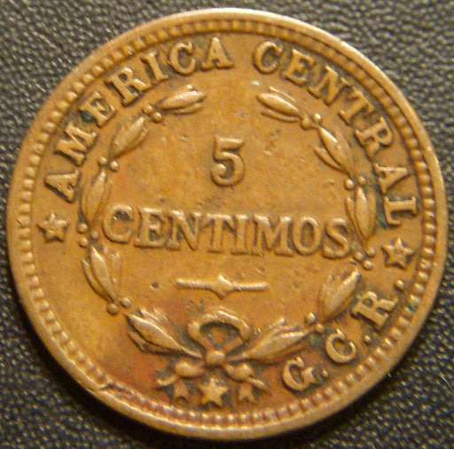 1929 5 Centimos - Costa Rica