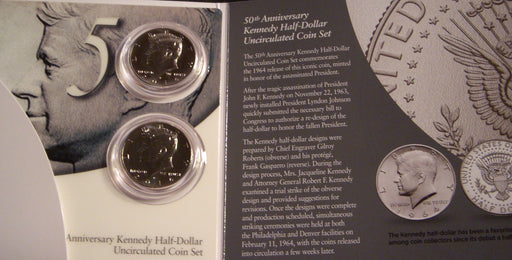 2014 50th Anniversary Kennedy Uncirculated Half Dollar Set