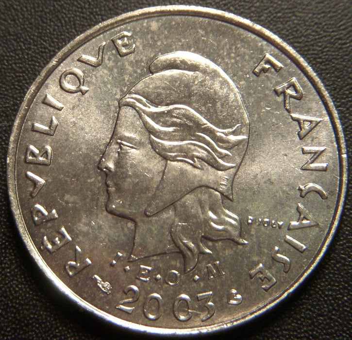 2003 10 Francs - French Polynesia