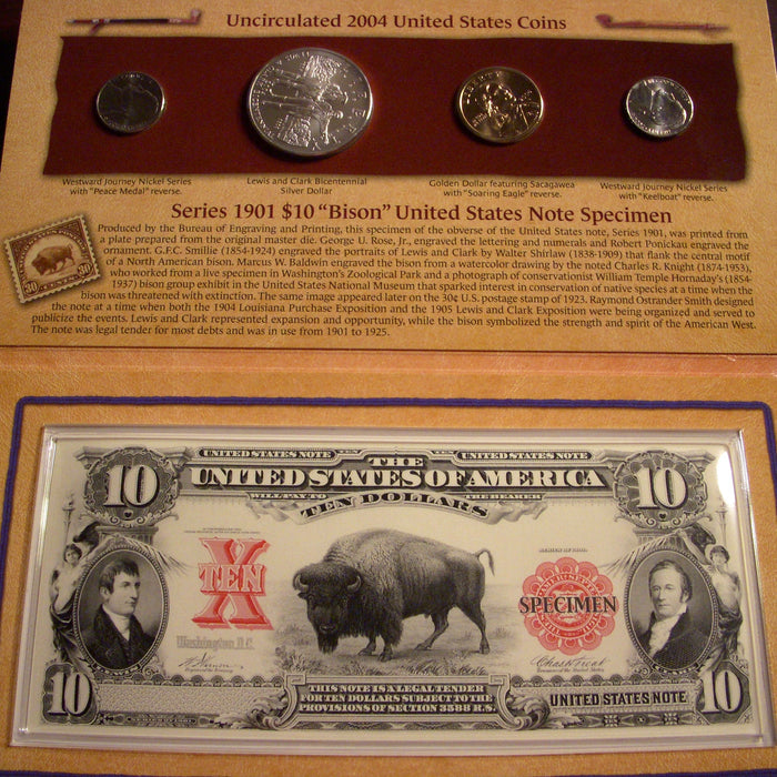 2004 Lewis & Clark Coinage and Currency Set