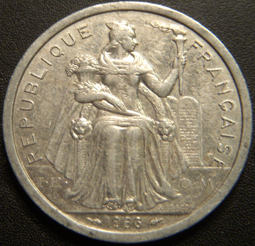 1986 2 Francs - French Polynesia