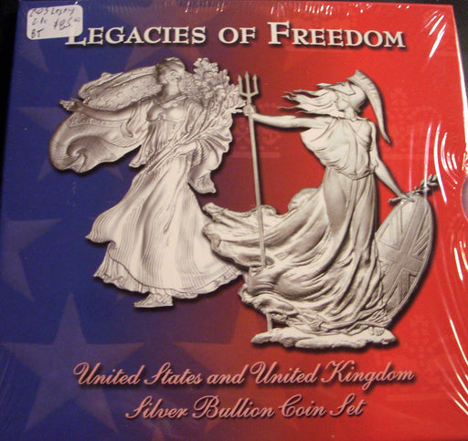 2003 Legacies of Freedom - Silver Bullion 2 Coin Set