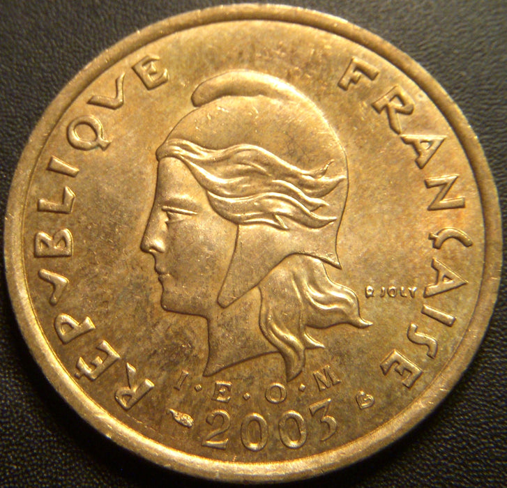 2003 100 Francs - French Polynesia