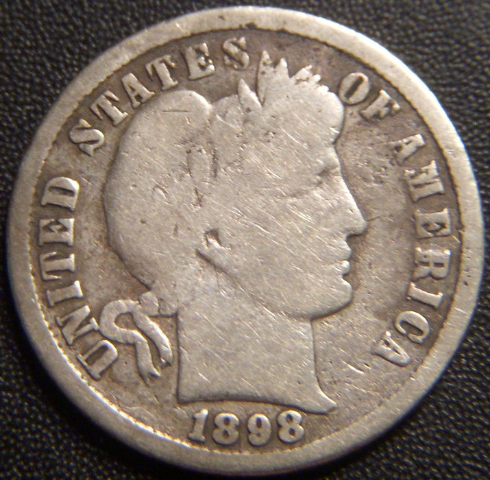 1898-O Barber Dime - Good