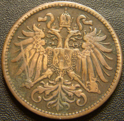 1909 2 Heller - Austria
