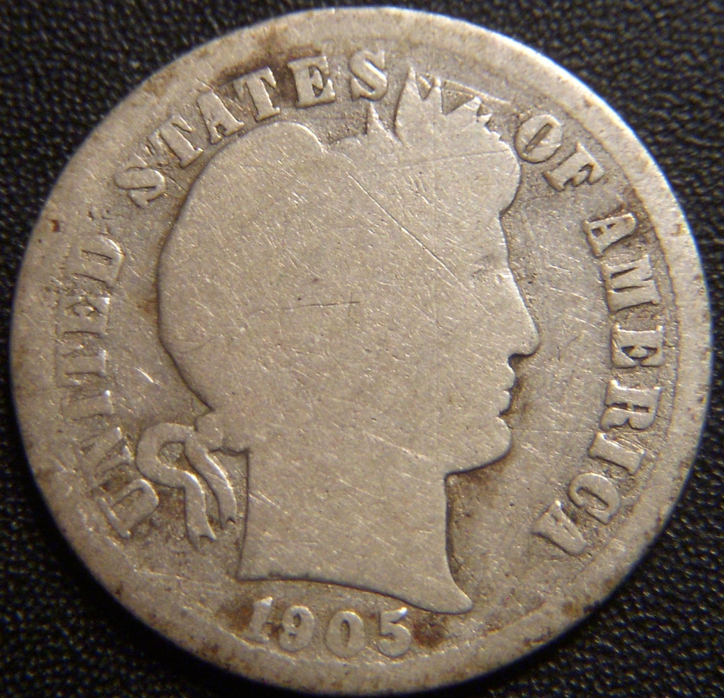 1905-O Barber Dime - Good