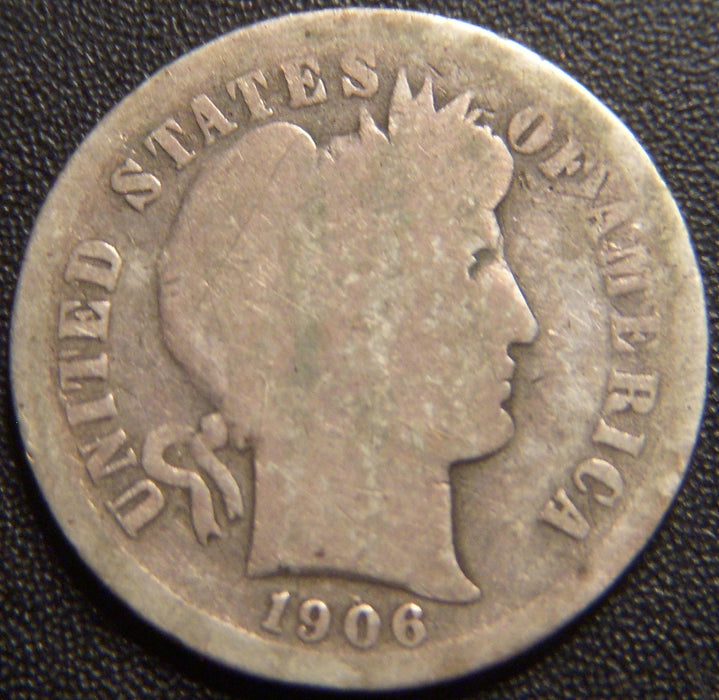 1906-S Barber Dime - Good