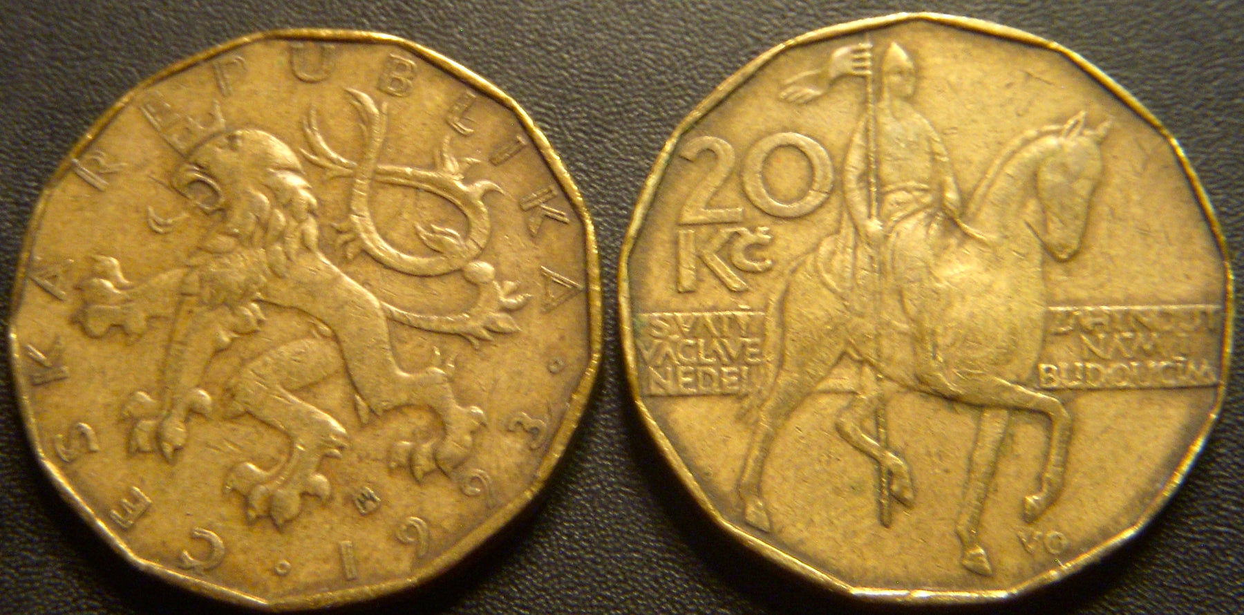 1993 20 Korun - Czech-Republic
