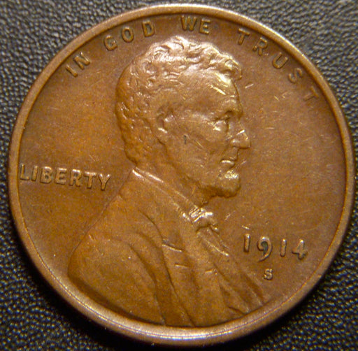 1914-S Lincoln Cent - Extra Fine