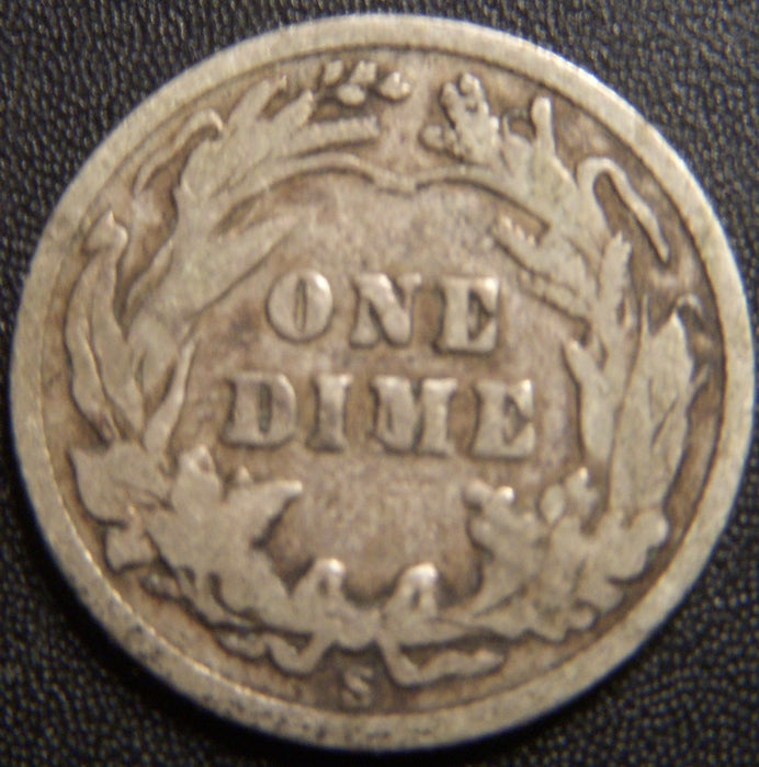 1908-S Barber Dime - Good