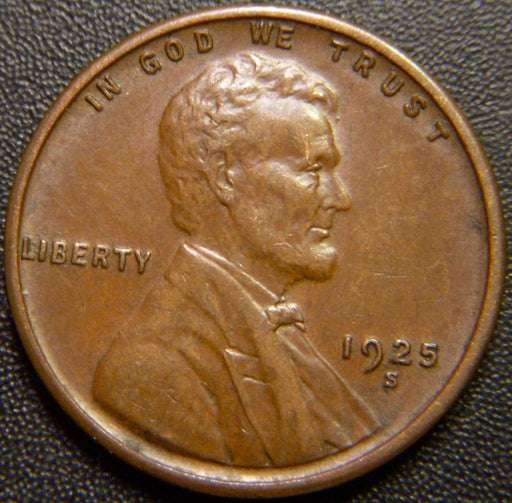 1925-S Lincoln Cent - Extra Fine