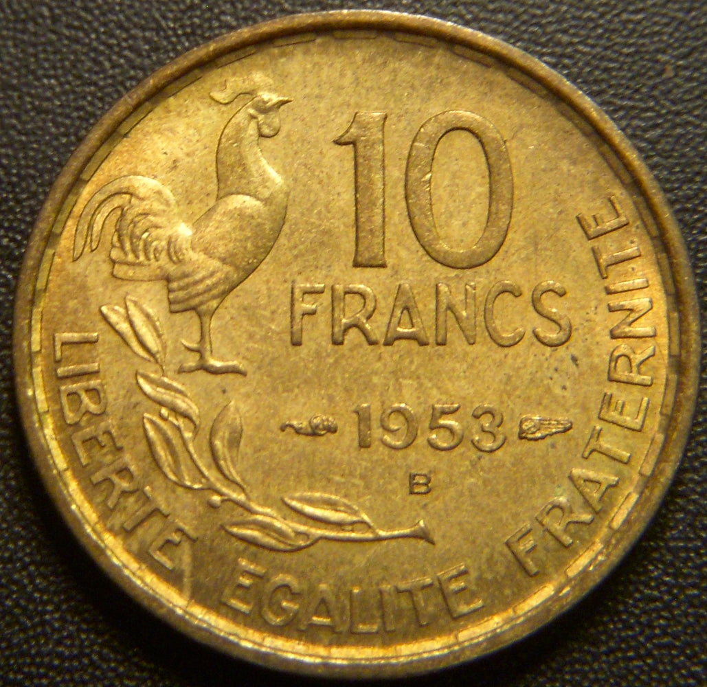 1953B 10 Francs - France