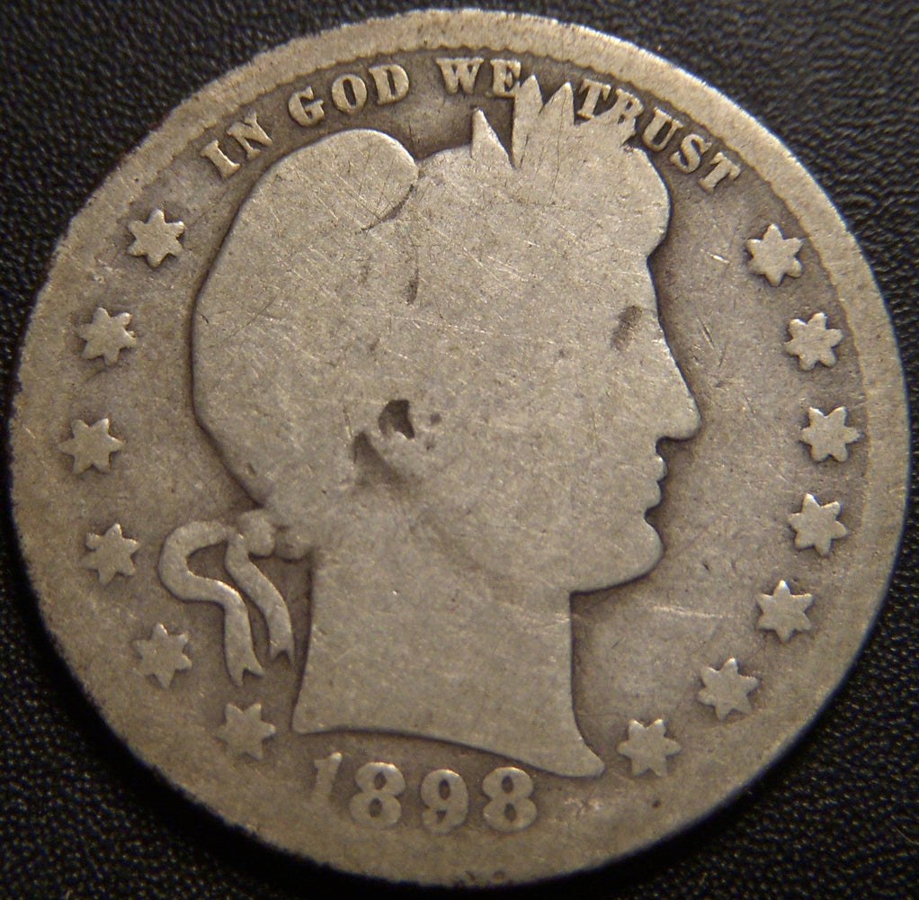1898-O Barber Quarter - Good