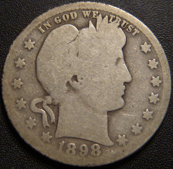 1898-O Barber Quarter - Good