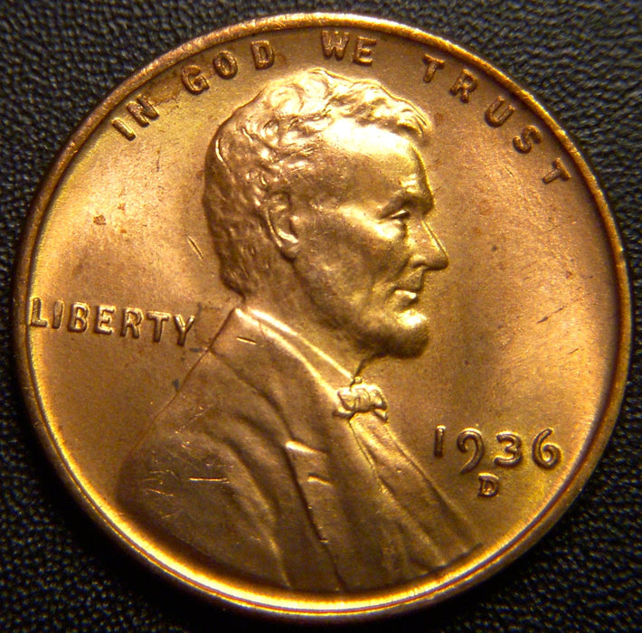 1936-D Lincoln Cent - Uncirculated