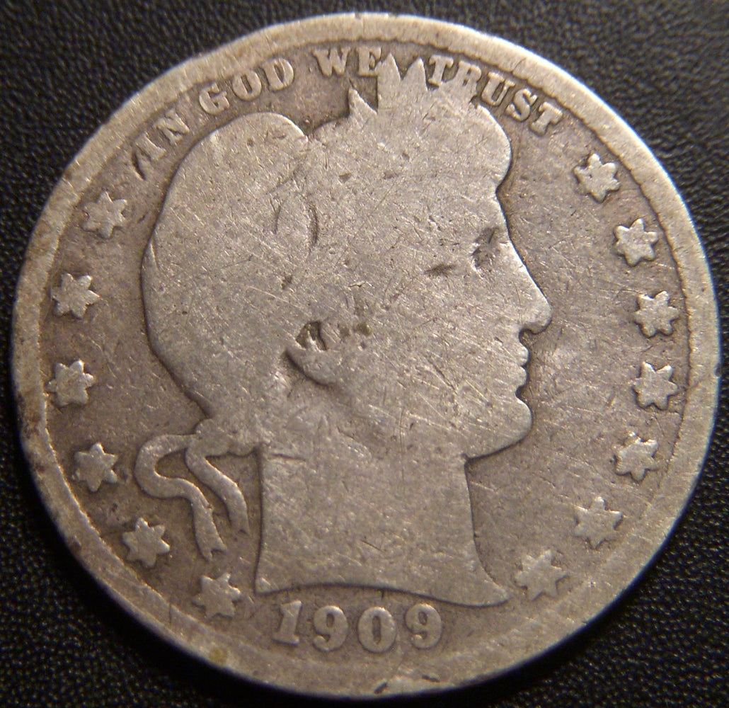 1909-S Barber Quarter - Good