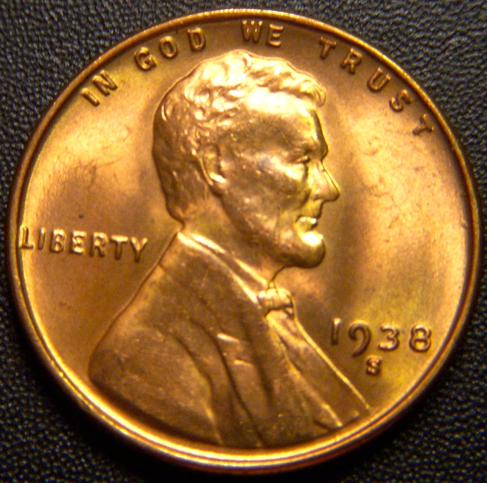 1938-S Lincoln Cent - Uncirculated