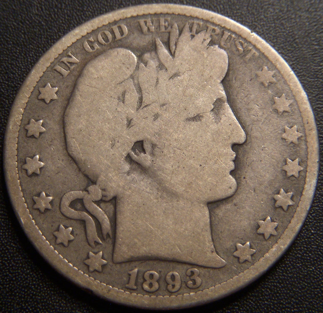 1893-O Barber Half Dollar - Good