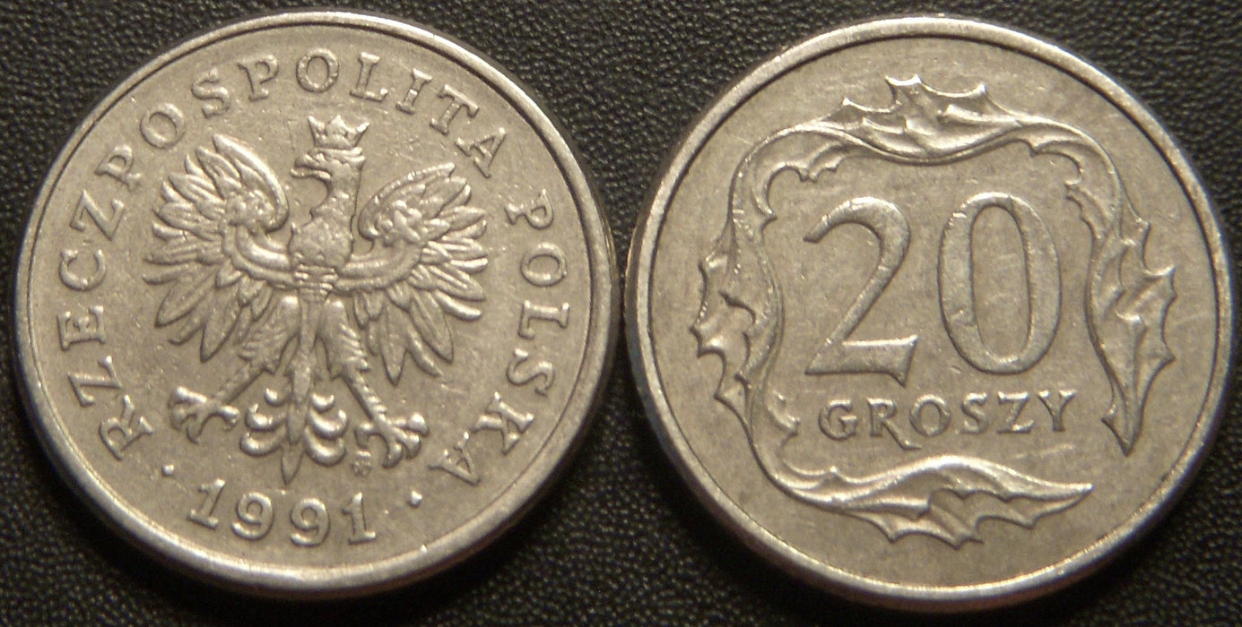 1991mw 20 Groszy - Poland