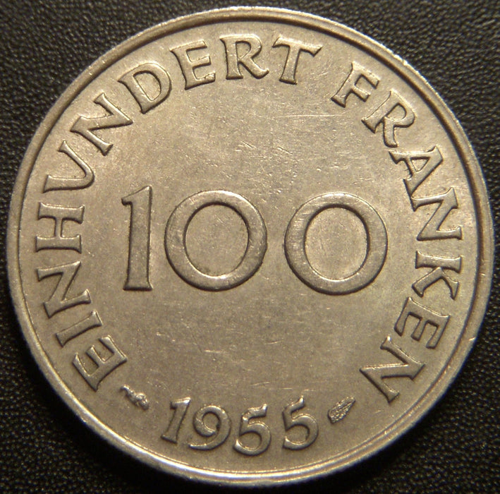 1955 100 Franken - Saarland