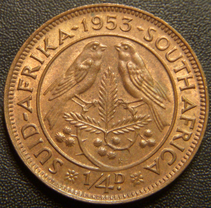 1953 1/4 Penny - South Africa