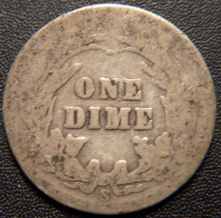 1909-S Barber Dime - Good